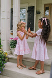 Ollie Jay-Lara Poplin Dress in Peach of my Heart