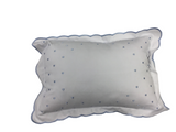 Embroider This-Baby Scallop Edge Pillow with Swiss Dots