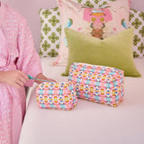 Sumner Pink Large Cosmetic Bag