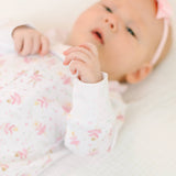 Twinkle Toes Print Zip Footie