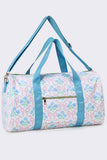 Sassy Kids-Bow Print Canvas Travel Bag