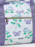 Sassy Kids-Women Butterfly Print Canvas Travel Bag