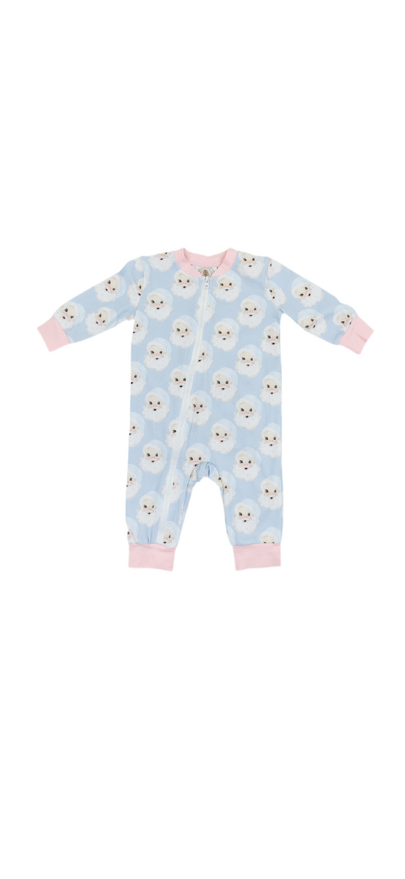 Cypress Row Santa Baby girls zipper