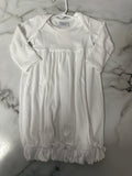 Squiggles gown with picot trim