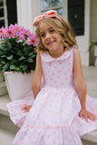 Ollie Jay-Lara Poplin Dress in Peach of my Heart