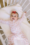 Ollie Jay-Zippy Bamboo Baby PJ in Ditsy Bunny