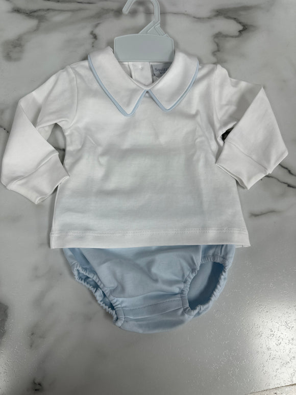 Squiggles Long sleeve diaper set