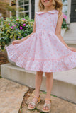 Ollie Jay-Lara Poplin Dress in Peach of my Heart