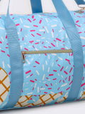 Sassy Kids-Ice Cream Pattern Canvas Duffle Bag