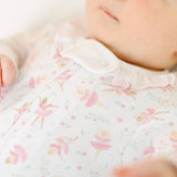 Twinkle Toes Print Zip Footie