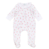 Twinkle Toes Print Zip Footie