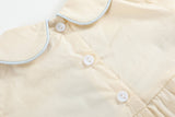 Lil Cactus-Buttercream Yellow Whale Smocked Collared Romper