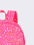 Sassy Kids-Pink Ice Cream Drip Kids Canvas Backpack