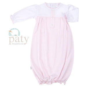 Paty Sweet Stripes Pima Gown Girl