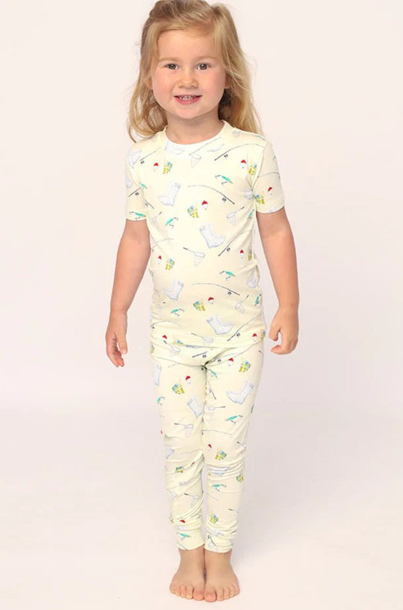 Southern Slumber-Fishing 2 Piece Bamboo Pajama Set