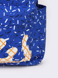Sassy Kids- Blue Ice Cream Drip Kids Book Backpack