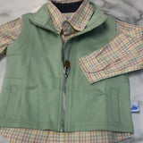 SouthBound-Boy Knit Vest-Green