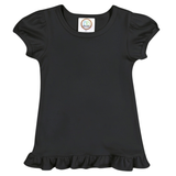 Blanks Boutique-Girls Ruffle Short Sleeve Shirt