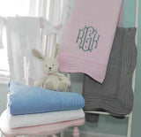 Heirloom Quilt - Baby Quilt Blanket Monogram