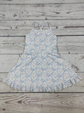 Sassy Kids-Girls Bow Flower Print Athletic Dresses