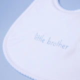 Magnolia Baby-Little Brother Embroidered Bib