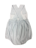 Baby Loren-Boys Blue Plaid Pima Sun Bubble