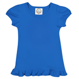 Blanks Boutique-Girls Ruffle Short Sleeve Shirt