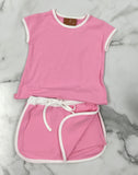 Millie Jay-Girl’s Pink Aria Skort Set