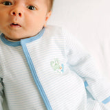 Magnolia Baby- Dino-Land Embroidered Footie
