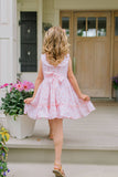 Ollie Jay-Lara Poplin Dress in Peach of my Heart