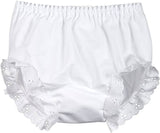 Diaper Cover Eyelet Panty, Double Seated