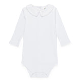 Blanks Boutique-Boys-long sleeve Peter Pan collar Onesie