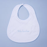 Magnolia Baby-Little Brother Embroidered Bib