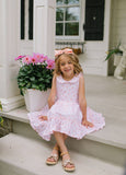 Ollie Jay-Lara Poplin Dress in Peach of my Heart