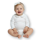 Blanks Boutique-Girls Peter Pan Collar Onesie