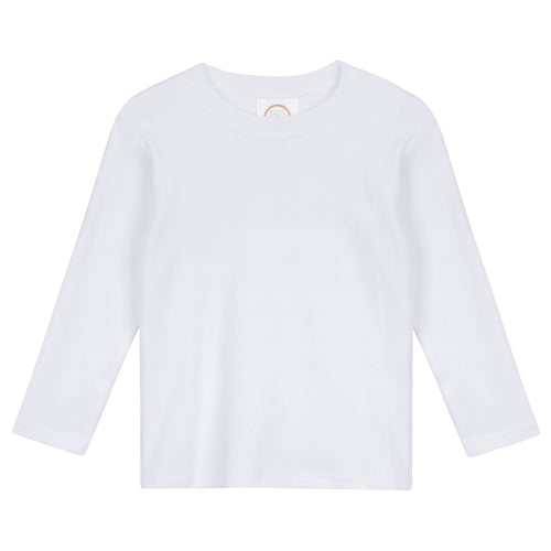 BB-Boy-Long Sleeve Shirt-White-Free Name/Monogram