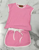Millie Jay-Girl’s Pink Aria Skort Set