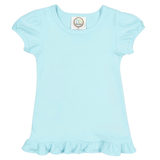 Blanks Boutique-Girls Ruffle Short Sleeve Shirt