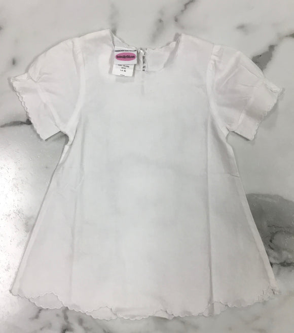 Embroider This- Girls White Cotton Dress