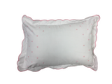 Embroider This-Baby Scallop Edge Pillow with Swiss Dots