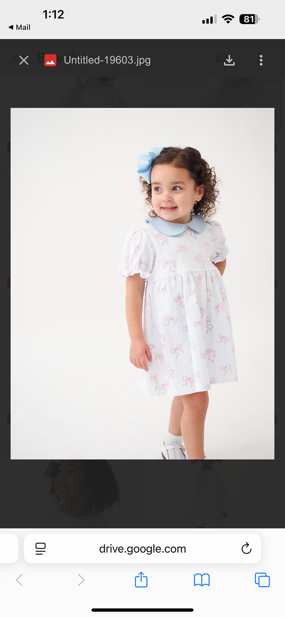 Cypress Row girls Bowtiful Classic dress
