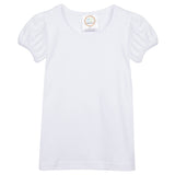 BB-Girl-Plain No Ruffle-Short Sleeve Shirt-Free Name/Monogram