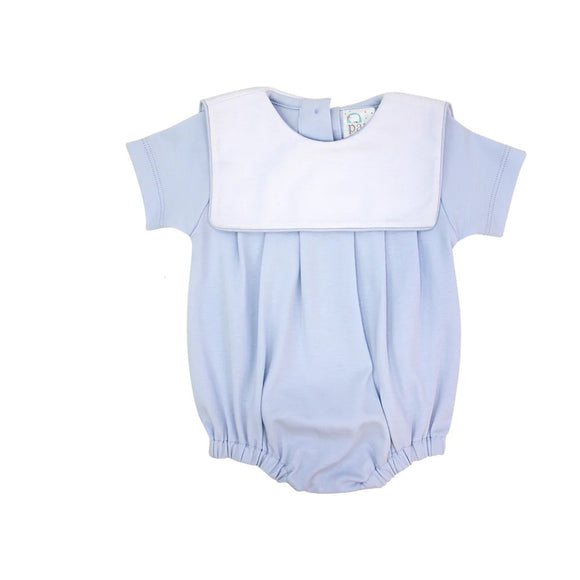 Paty-Boy-Bubble with Collar-Baby Blue-Free Name/Monogram