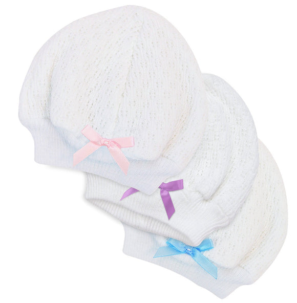 Paty baby beanie with bow for boys and girls