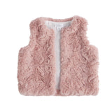 Mudpie- Girls Fur Vest-Name/Mono $5