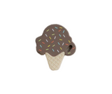 Baby Bar & Co. by Three Hearts Ice Cream Silicone Teether-Chocolate
