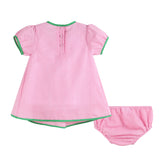 Lil Cactus-Pink Watermelon Dress and Panty Cover Set
