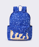 Sassy Kids- Blue Ice Cream Drip Kids Book Backpack