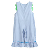 Blue Gingham Pumpkin Playsuit