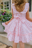 Ollie Jay-Lara Poplin Dress in Peach of my Heart